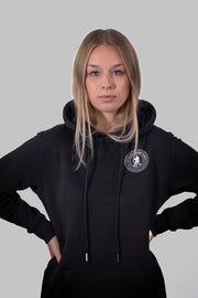 Be your Selfd Hoodiekleid Schwarz