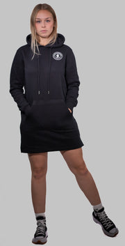 Be your Selfd Hoodiekleid Schwarz